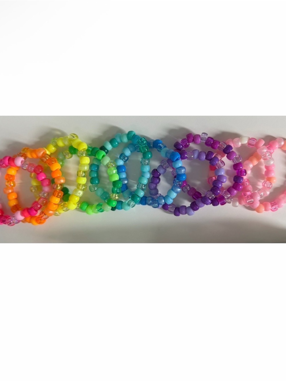 Kandi -  Beaded Stretch Bracelet Sets -